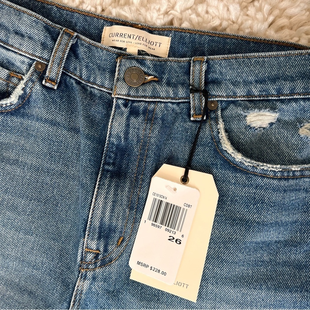NWT: Current/Elliott The Boyfriend Jeans Original Fit - Picture 4 of 11